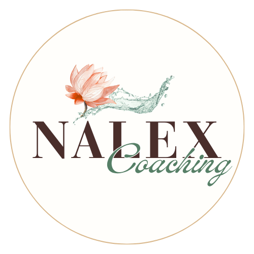 Logo Nalex Coaching - creme achtergrond met rand